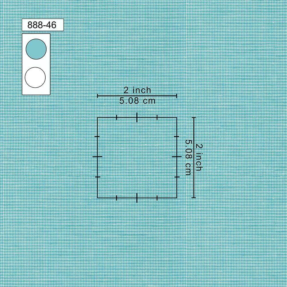 Turquoise & White Self Shirt Fabric 888-46 - Image 2