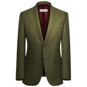 Mehdi Green Suit Fabrics "SIGNATURE" By WOOL VERSION 99000-4