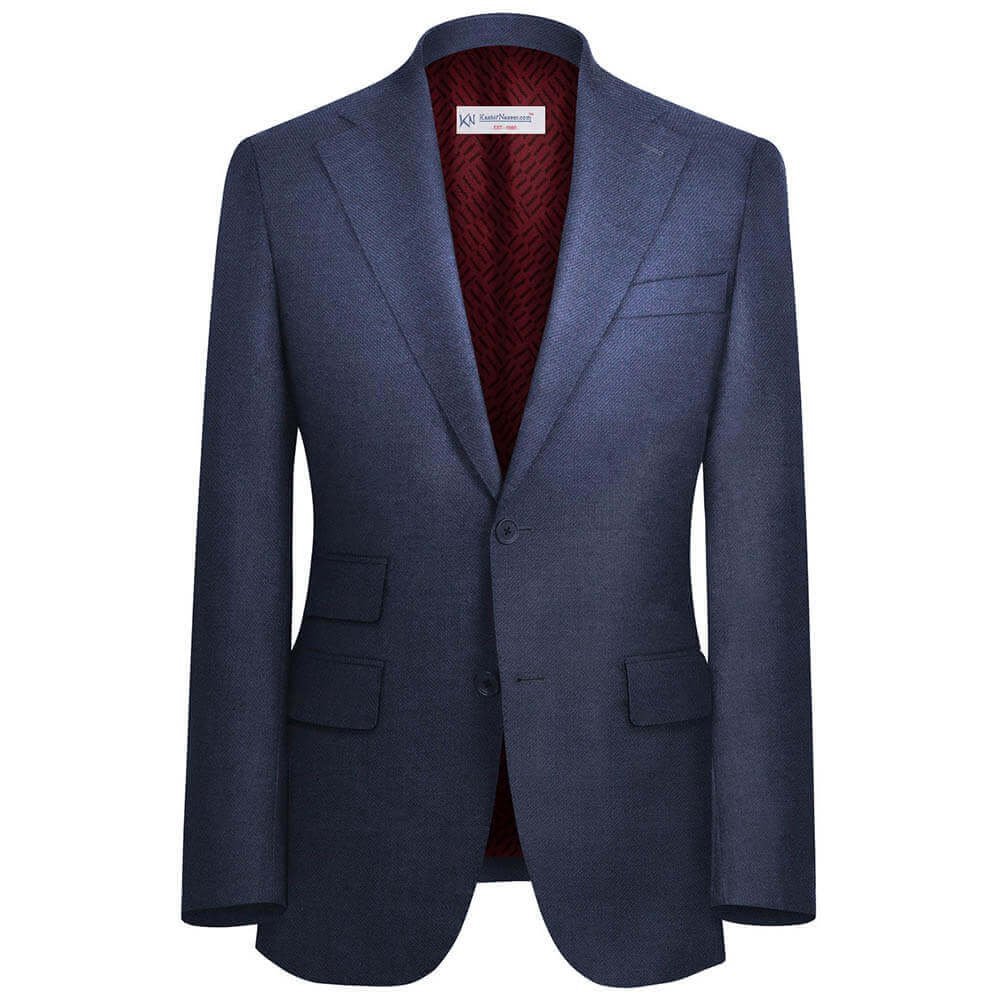 Medium Royal Blue Suit Fabrics "SIGNATURE" By WOOL VERSION 99000-8