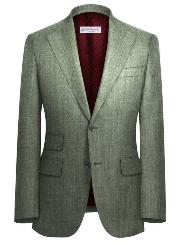 Silver Grey Suit Fabrics "SIGNATURE" By WOOL VERSION 99000-12