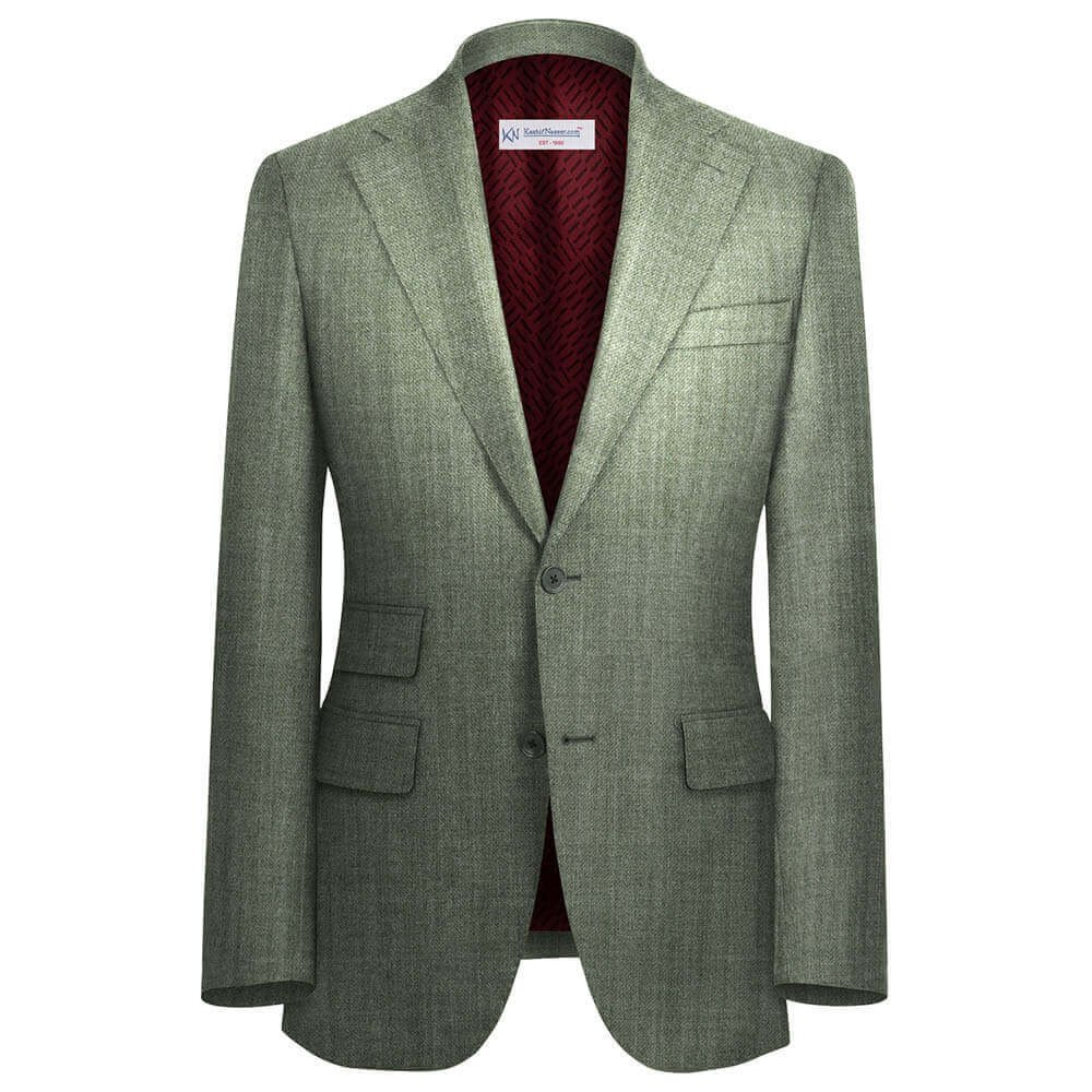 Silver Grey Suit Fabrics "SIGNATURE" By WOOL VERSION 99000-12