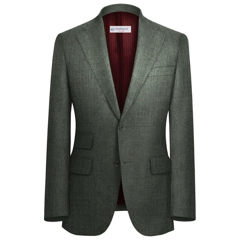 Medium Steel Grey Unstitched Suit "SIGNATURE" By WOOL VERSION 99000-13