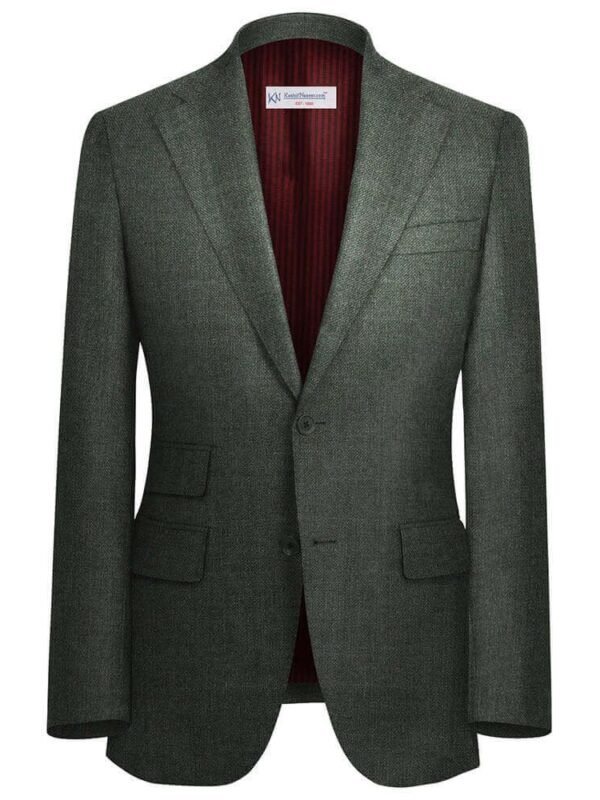 Dark Steel Grey Unstitched Suit "SIGNATURE" By WOOL VERSION 99000-14