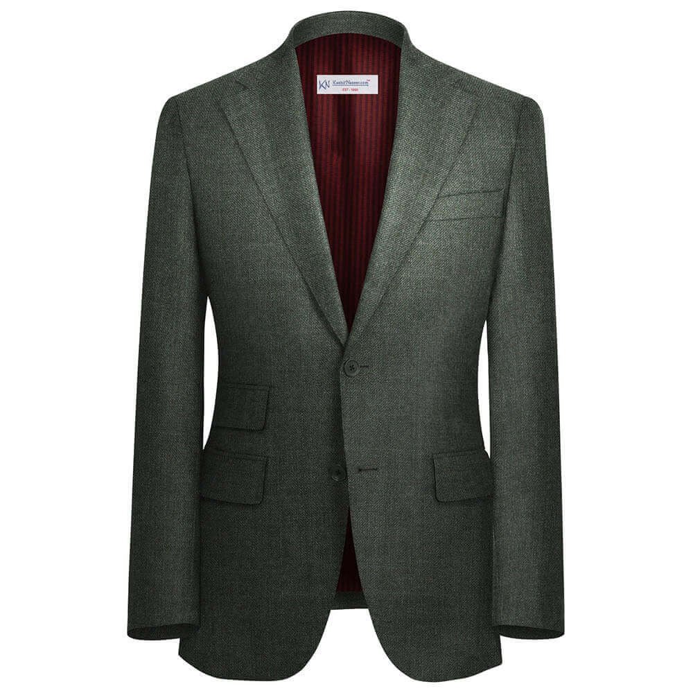 Dark Steel Grey Unstitched Suit "SIGNATURE" By WOOL VERSION 99000-14