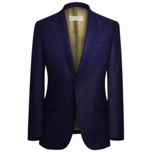 Navy Blue Suit Fabrics "SIGNATURE" By WOOL VERSION 99000-16