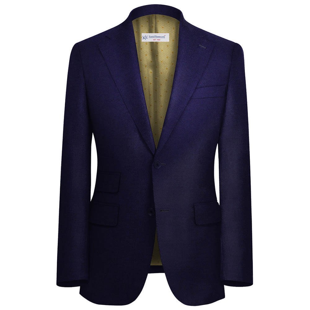 Navy Blue Suit Fabrics "SIGNATURE" By WOOL VERSION 99000-16