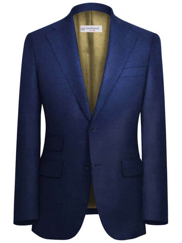 Navy TUXEDO COLLECTION Suit Fabrics By WOOL VERSION