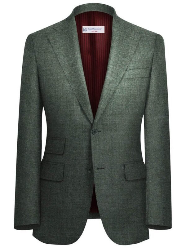 Dark Steel Grey Plain Suit Fabrics "WOATI COLLECTION" By WOOL VERSION 99862-2