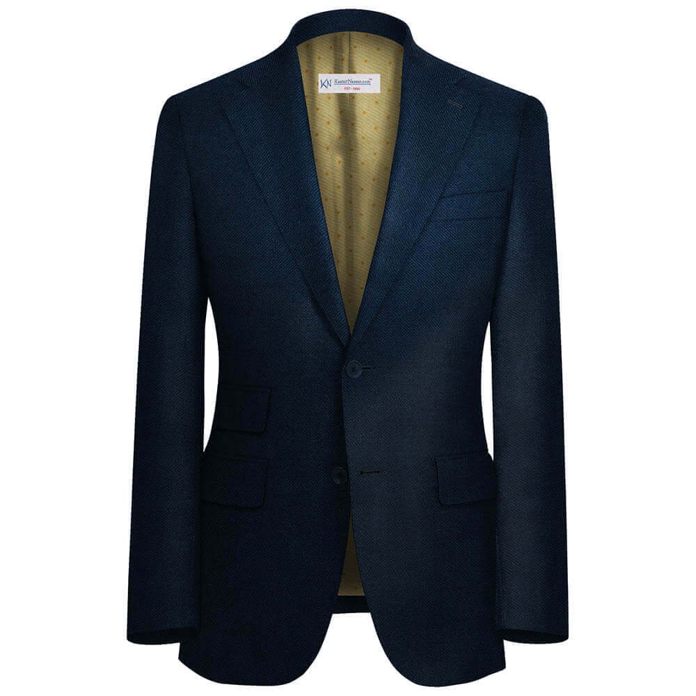 Navy Blue Suit Fabrics "WOATI COLLECTION" By WOOL VERSION 99862-5