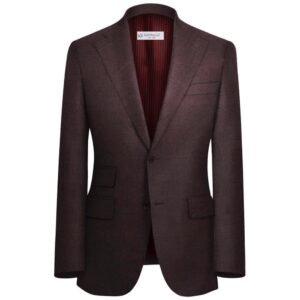 Maroon Suit Fabrics "WOATI COLLECTION" By WOOL VERSION 99862-6