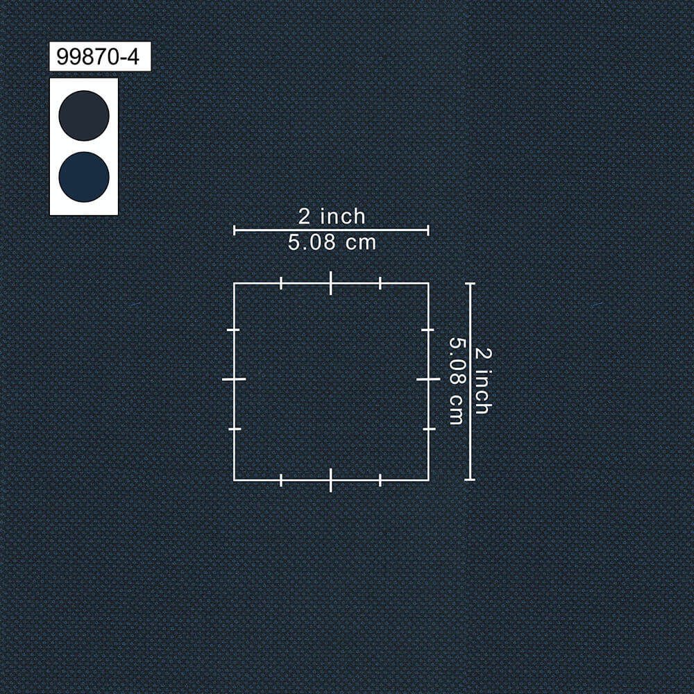 Dark Blue Bird Eye Suit Fabrics By WOOL VERSION - Image 2