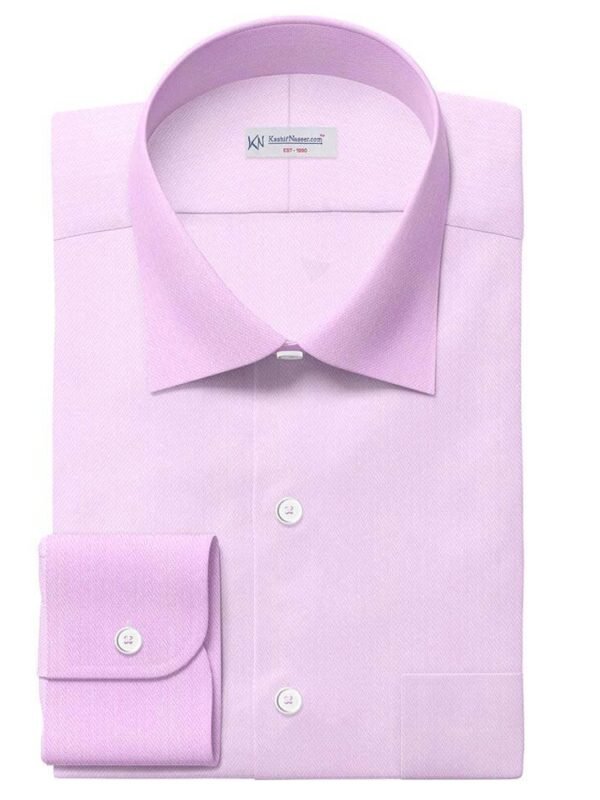 Light Purple Harringbon Shirt Fabric 999-108