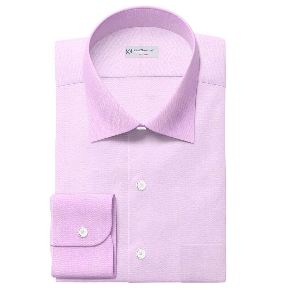 Light Purple Harringbon Shirt Fabric 999-108