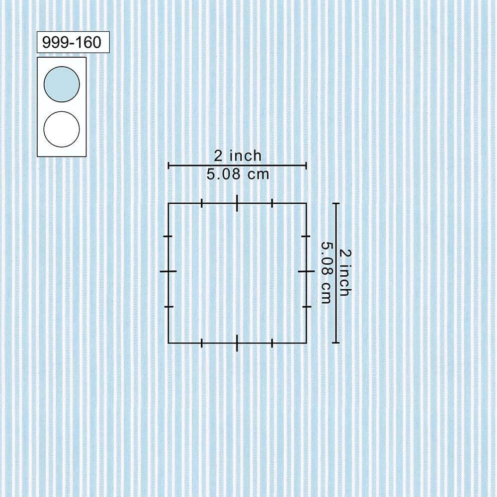 Sky & White Fashion Strips Shirt 999-160 - Image 2