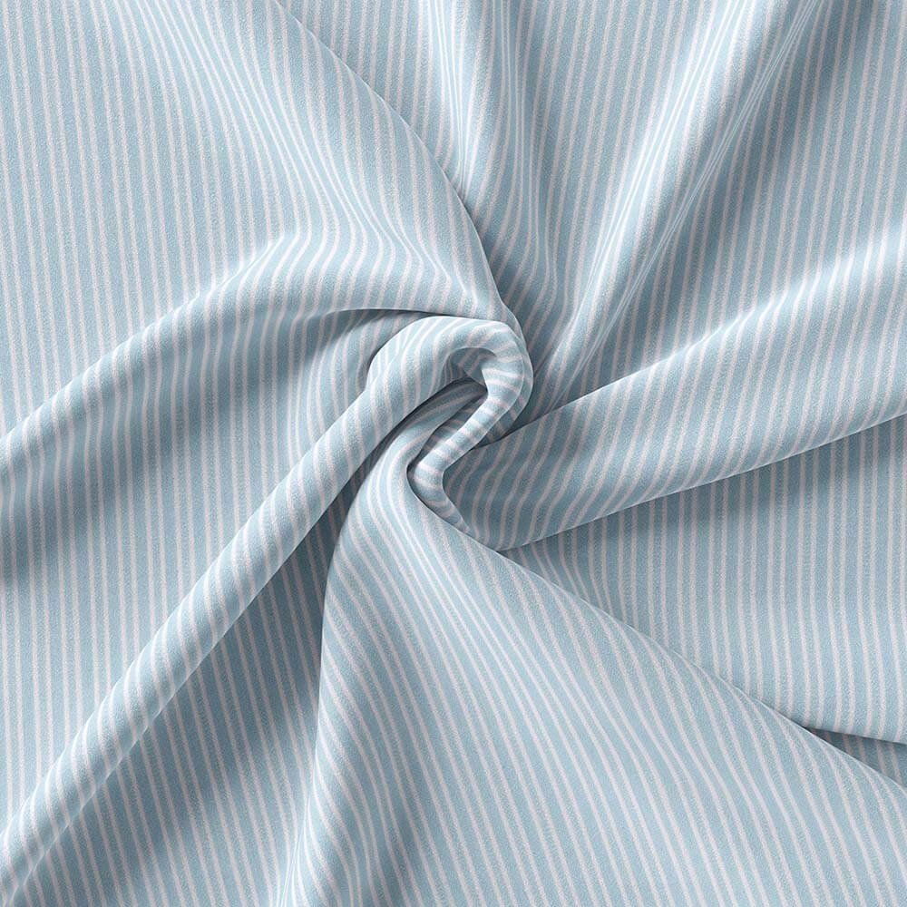 Sky & White Fashion Strips Shirt 999-160 - Image 3