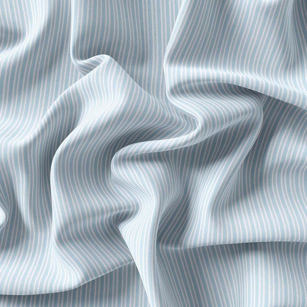 Sky & White Fashion Strips Shirt 999-160 - Image 4