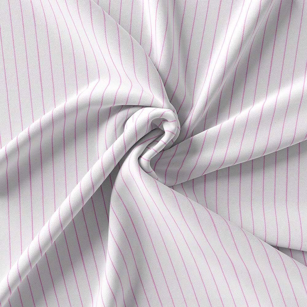 Pink Thin Strips Shirt 999-165 - Image 3