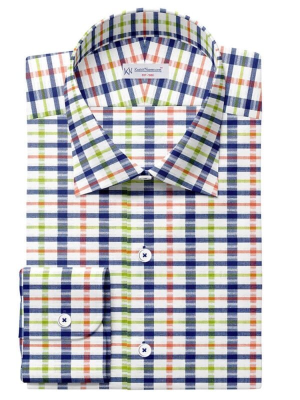 Multi Check Shirt Fabrics 999-197