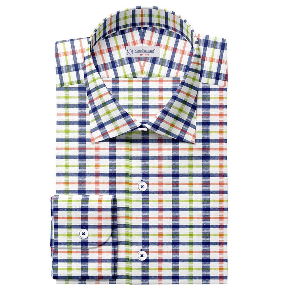 Multi Check Shirt Fabrics 999-197