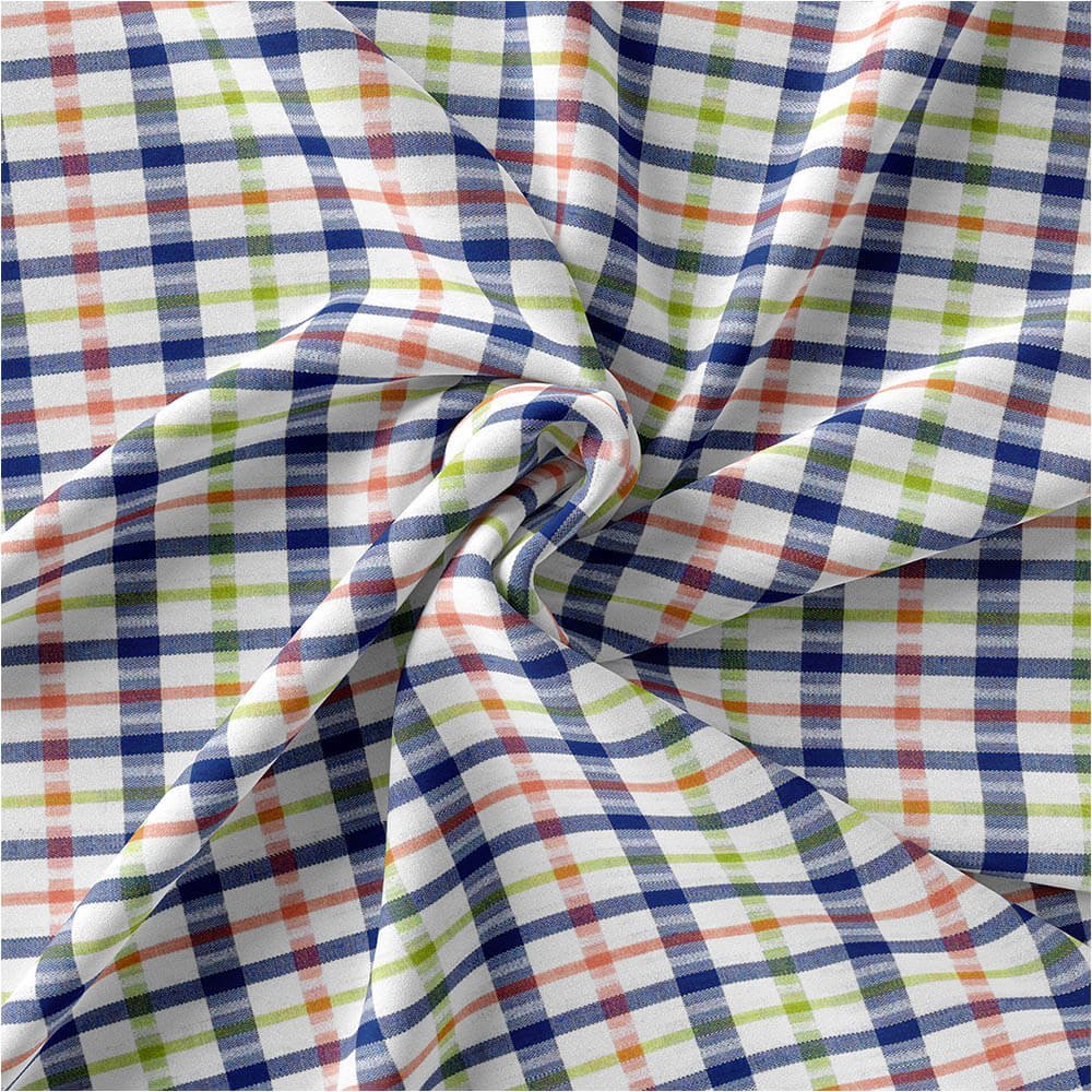 Multi Check Shirt Fabrics - Image 3