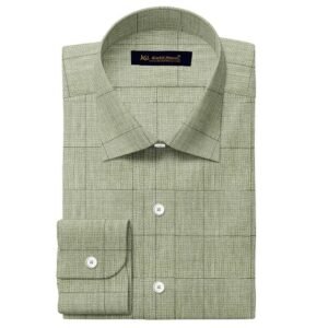 Grey Check 100% Cotton Shirt Fabric 999-215