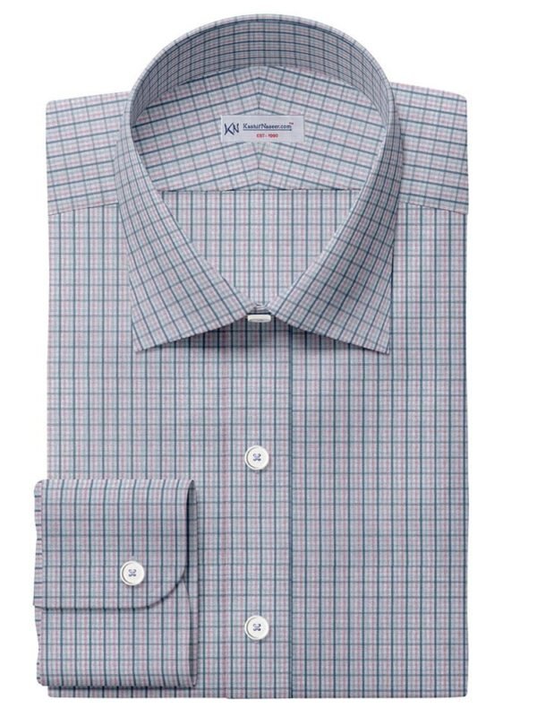 Blue & White Check Shirt Cloth 999-259