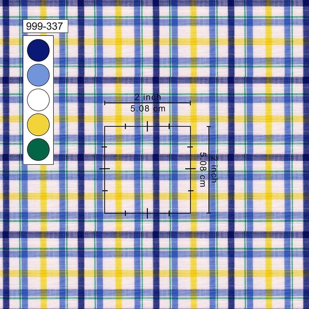 Multi Fashion Check Shirt Fabric 999-337 - Image 2