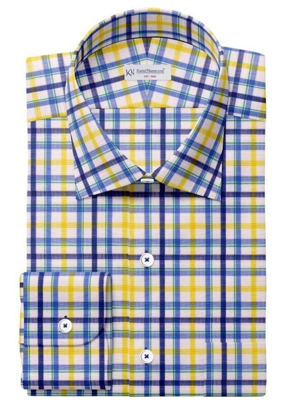 Multi Fashion Check Shirt Fabric 999-337