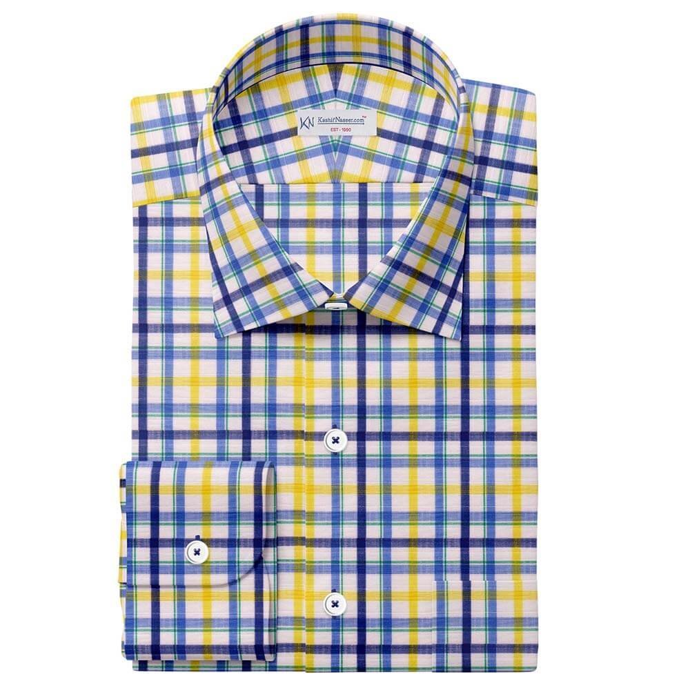 Multi Fashion Check Shirt Fabric 999-337