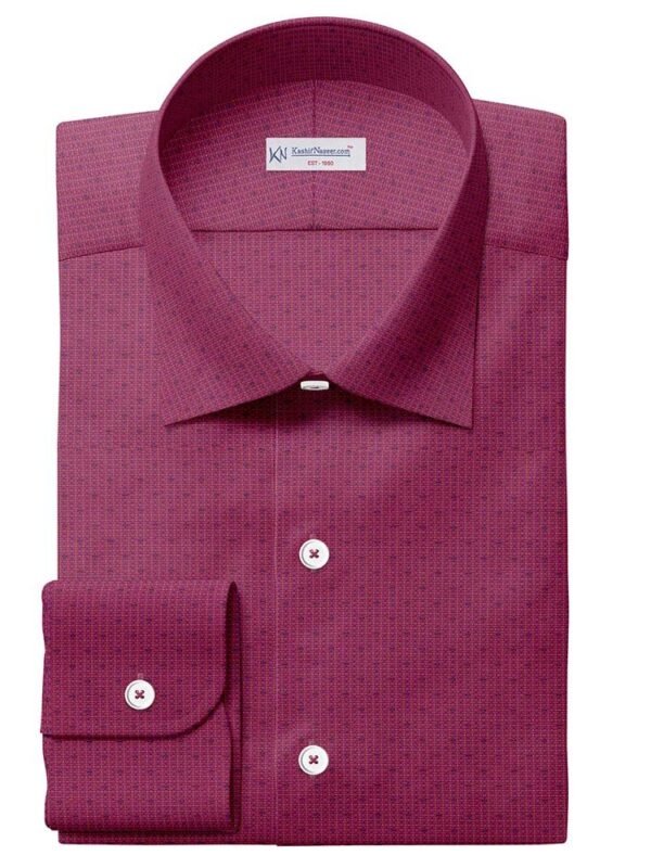 Hot Pink Self Design Shirt Fabrics 999-364