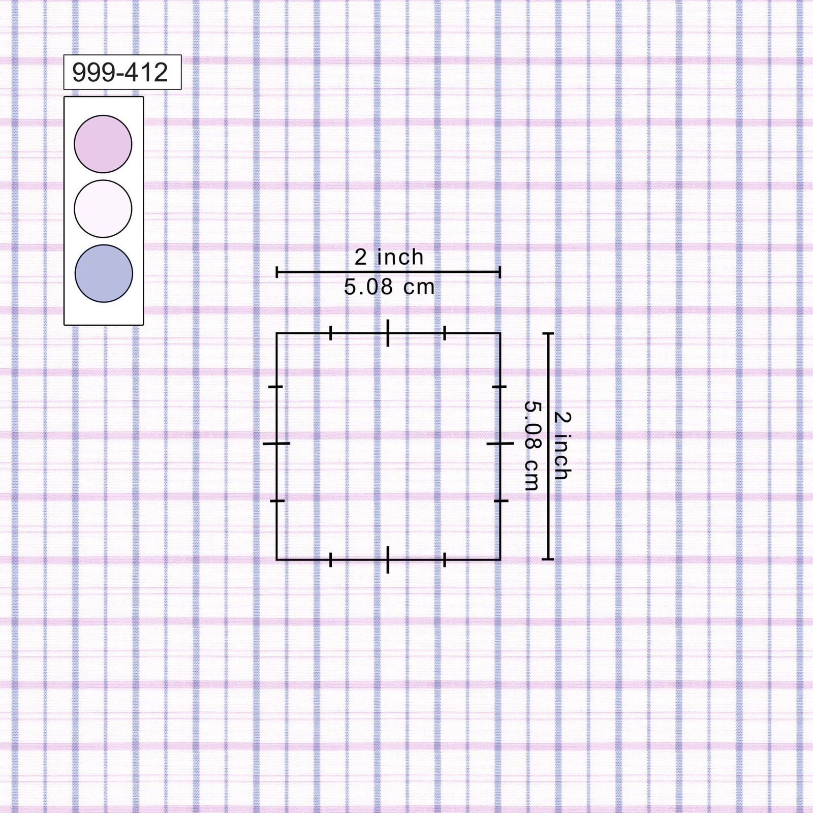Fashion Check Shirt Cloth 999-412 - Image 2