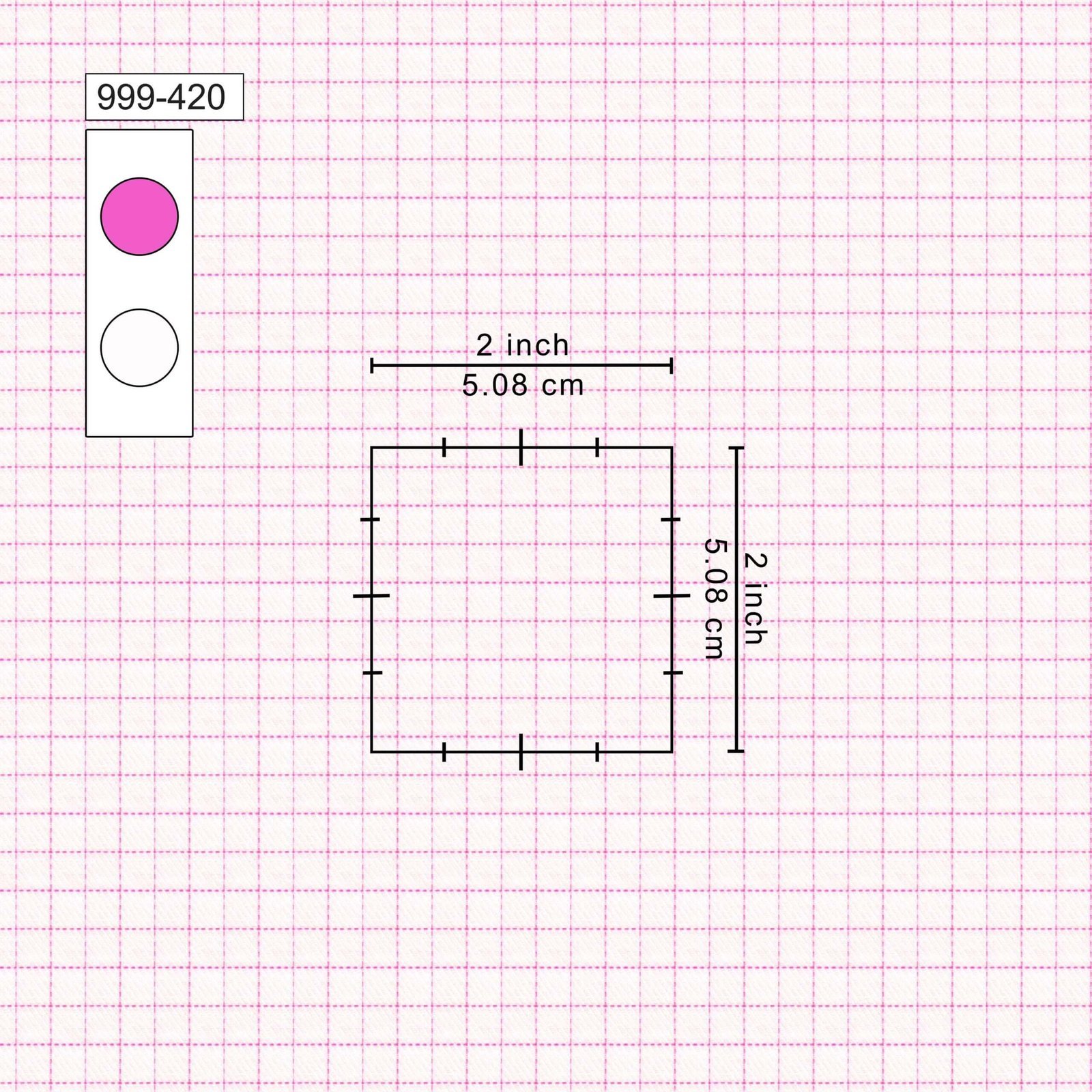 Pink & White Small Check Shirt Fabrics 999-420 - Image 2