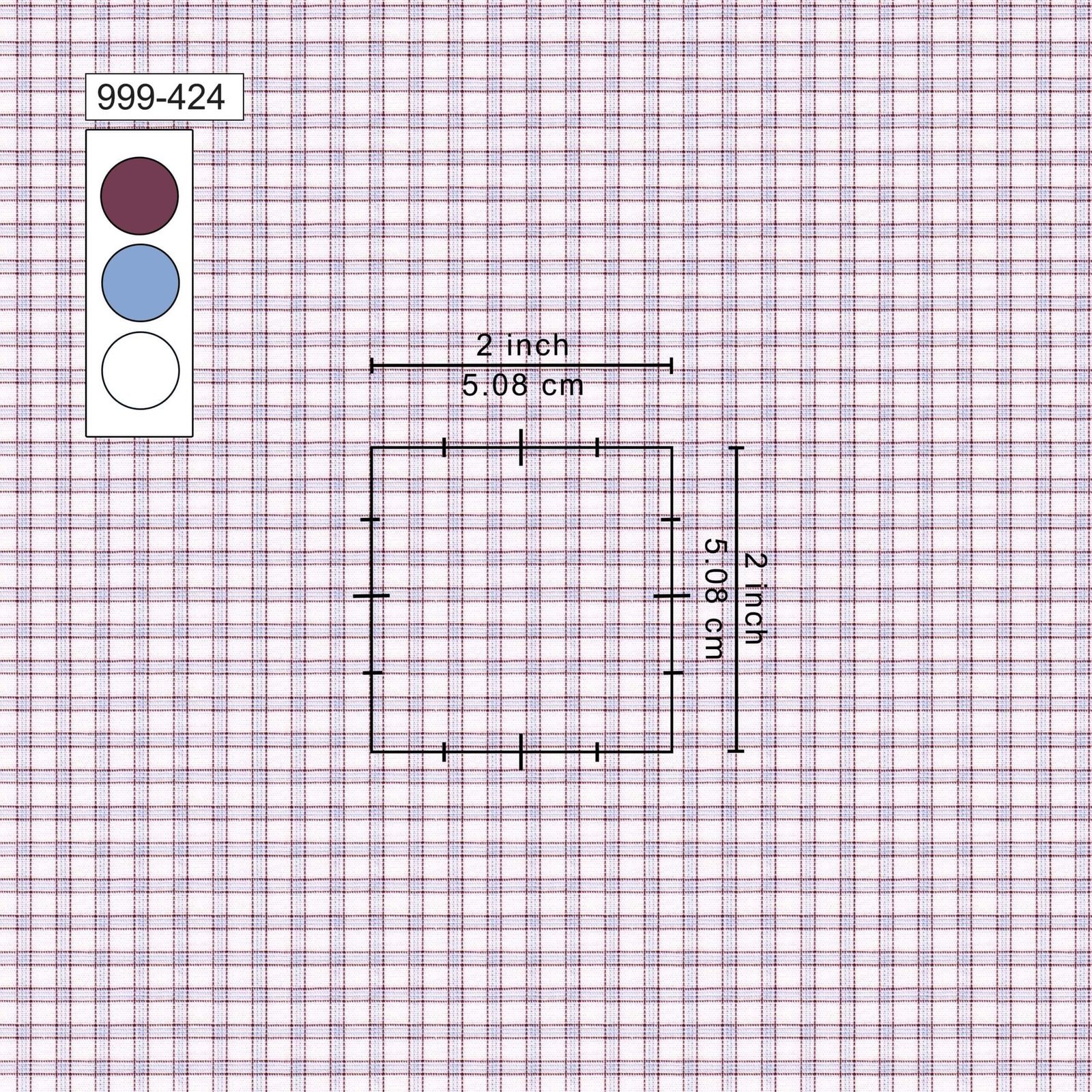 Small Fashion Check Shirt Fabrics 999-424 - Image 2