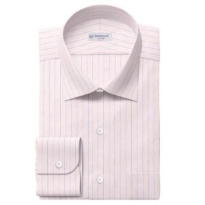 Pink & Blue Strips Shirt Fabrics 999-446