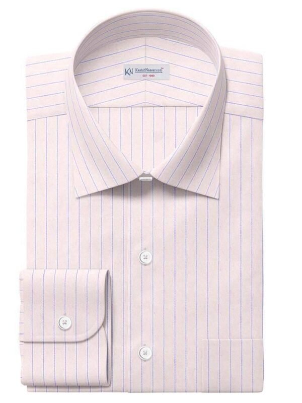 Pink & Blue Strips Shirt Fabrics 999-446