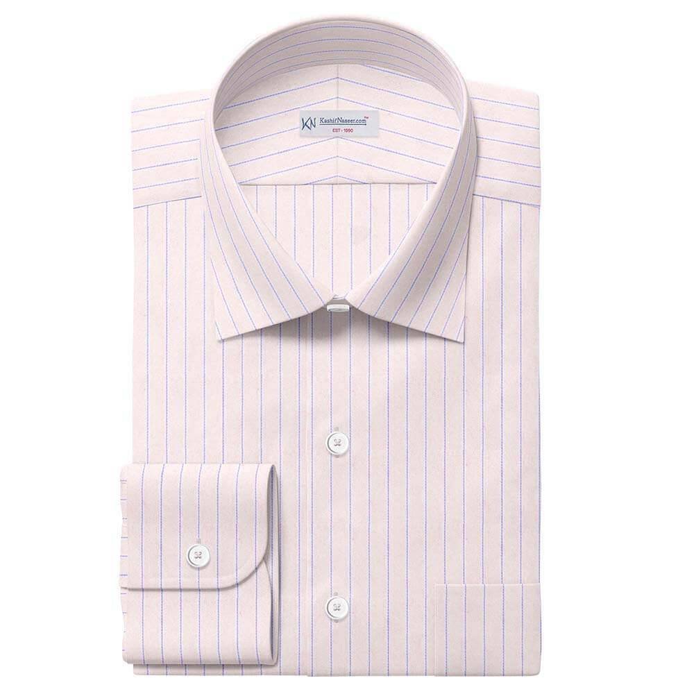 Pink & Blue Strips Shirt Fabrics 999-446