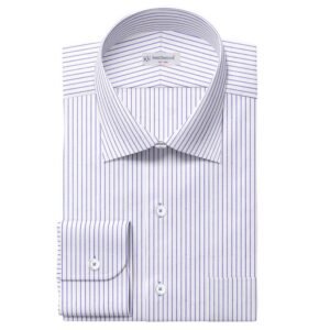 Blue & White Narrow Strips Shirt Fabrics 999-470