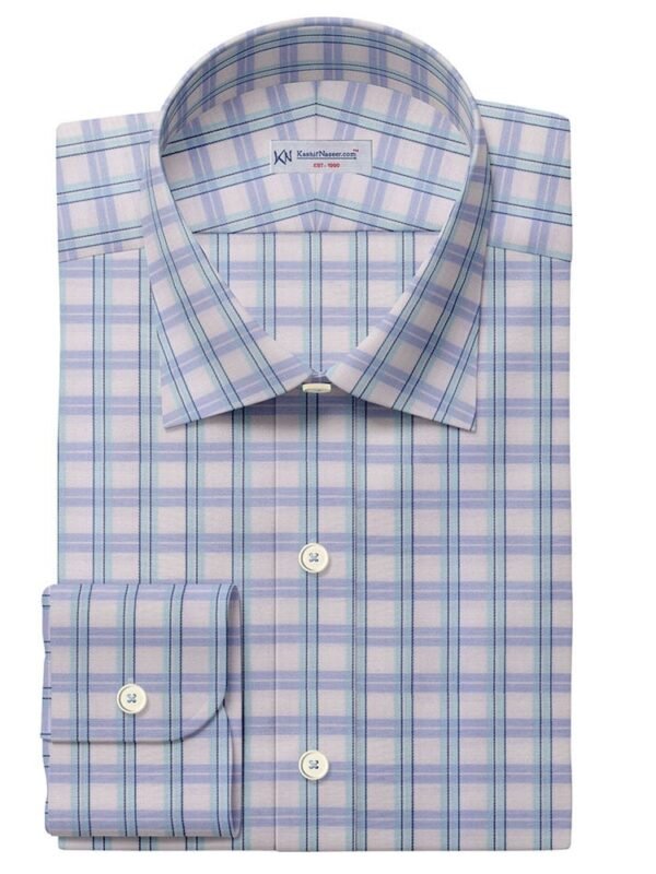 Business Wear Check Shirt Fabric 999-476