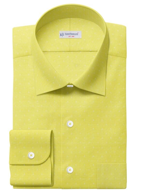 Yellow Self Shirt Fabrics 999-67