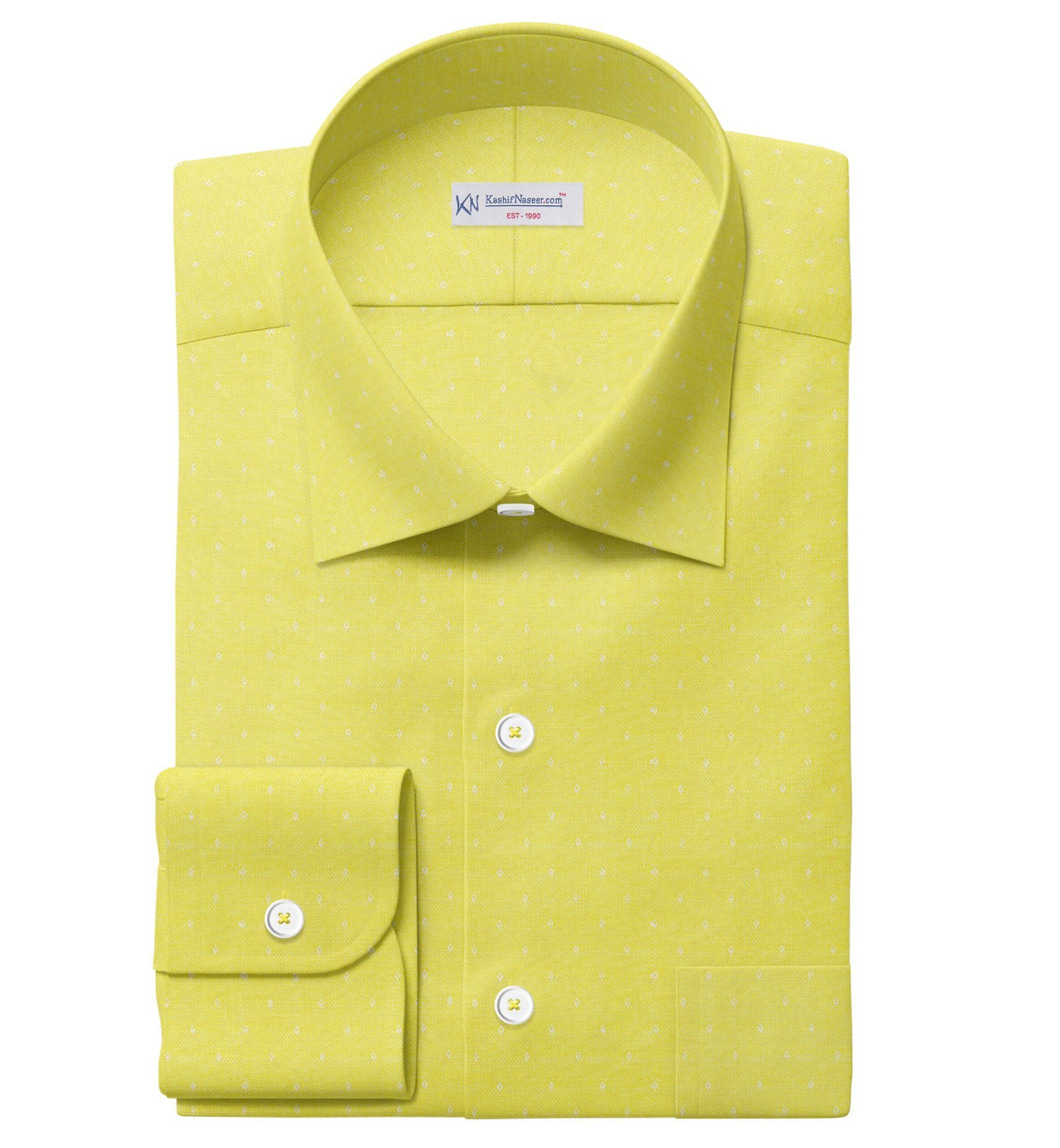 Yellow Self Shirt Fabrics 999-67