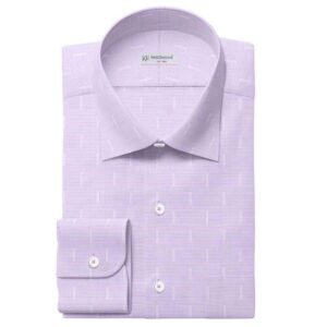 Light Purple Self Design Formal Shirt Fabric 999-98