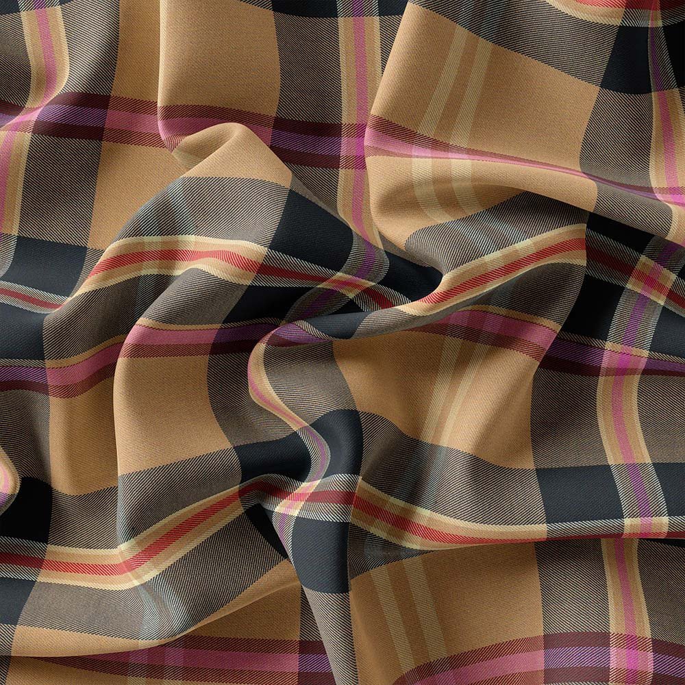 Multi Check Casual Shirt Fabric 444-1274 - Image 4