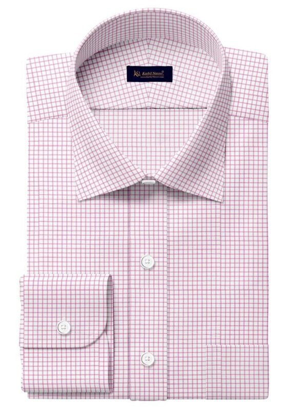 Pink Narrow Check Shirt 444-631