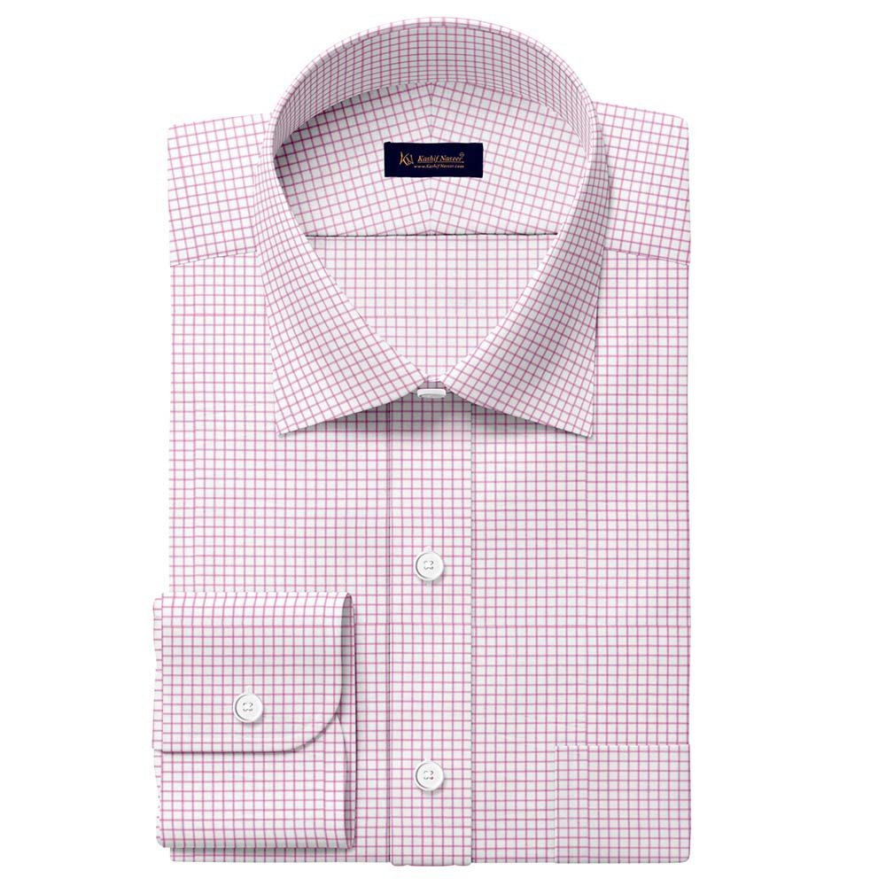 Pink Narrow Check Shirt 444-631