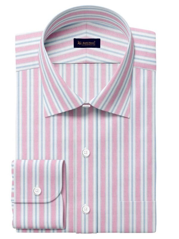 Pink Sky White Striped Shirt 444-924