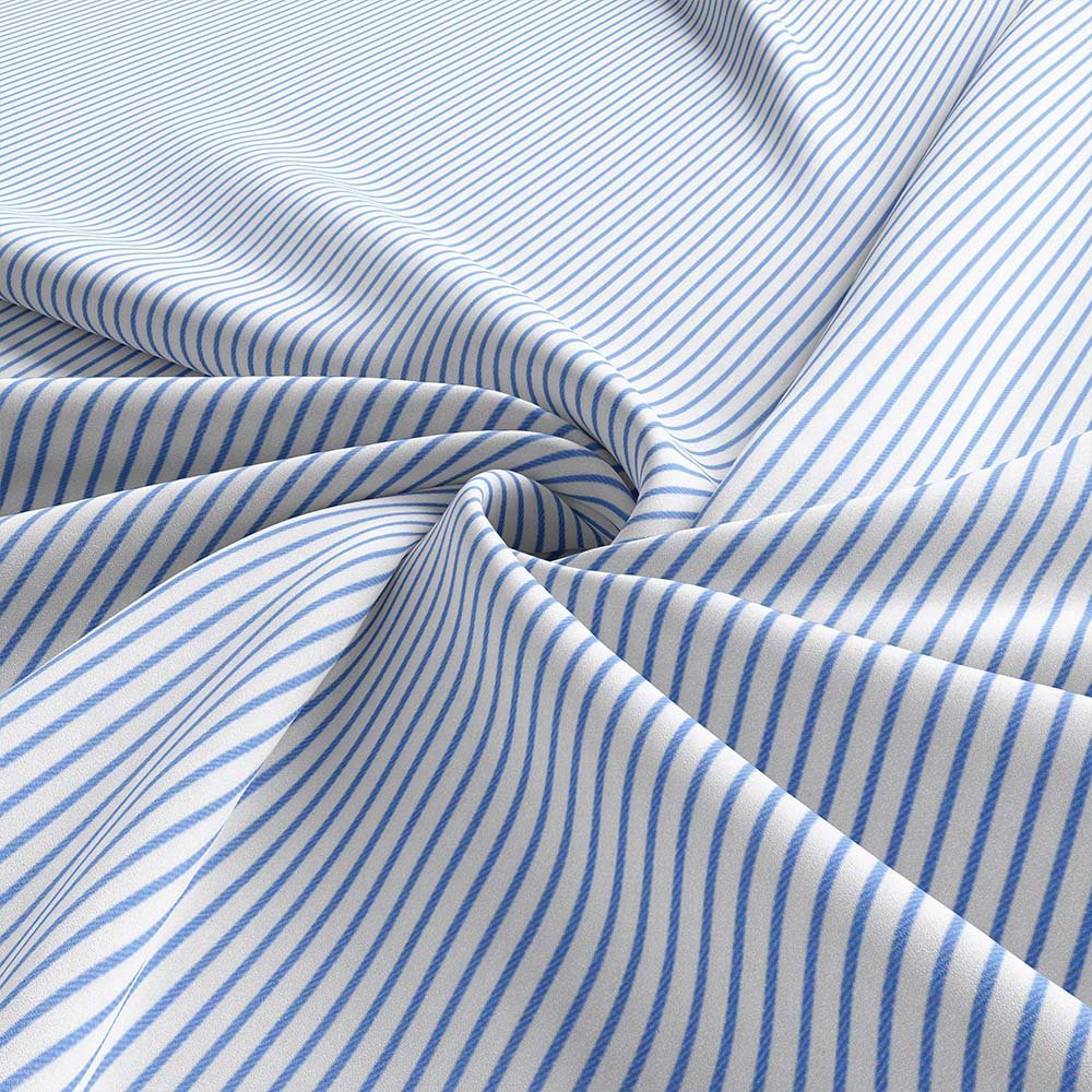 Sky Strips Shirt Fabric 666-157 - Image 3