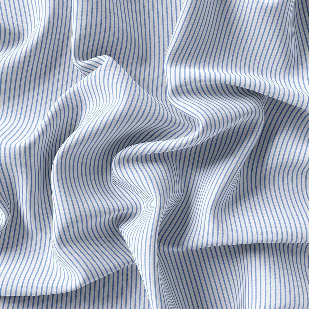 Sky Strips Shirt Fabric 666-157 - Image 2