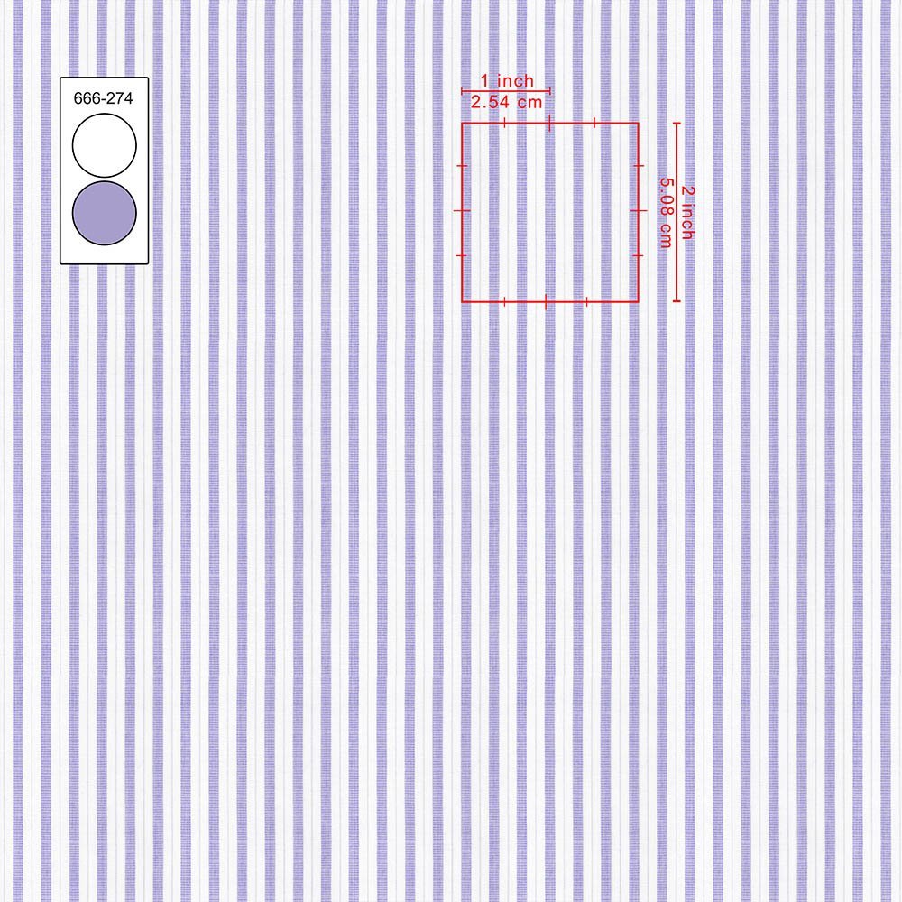 Blue Fashion Strips Shirt Fabrics 666-274 - Image 2