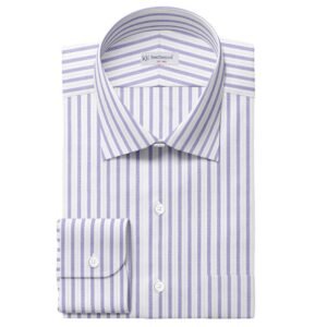 Blue Fashion Strips Shirt Fabrics 666-274