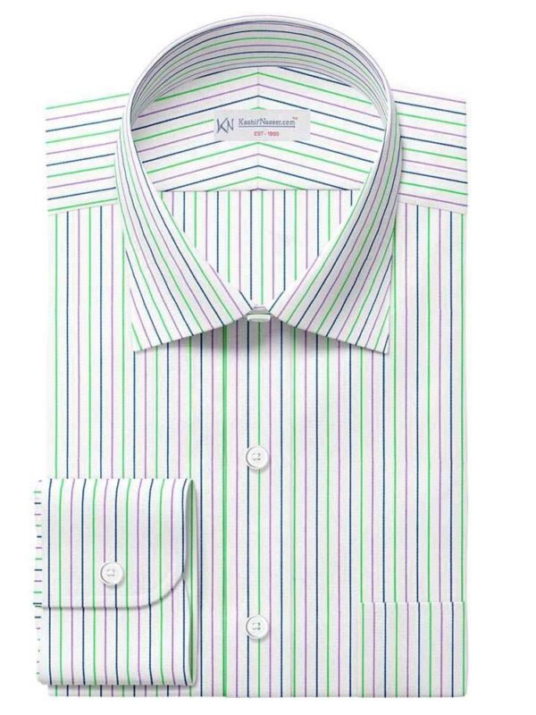 Multi Strips Shirt Fabrics 666-79
